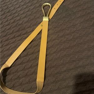 Chico's Gold Tan Belt
